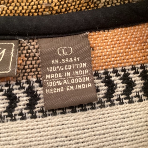 Southwestern Aztec Patterned Tapestry Jacket By Jane Ashley Women’s Size Large - Picture 9 of 14